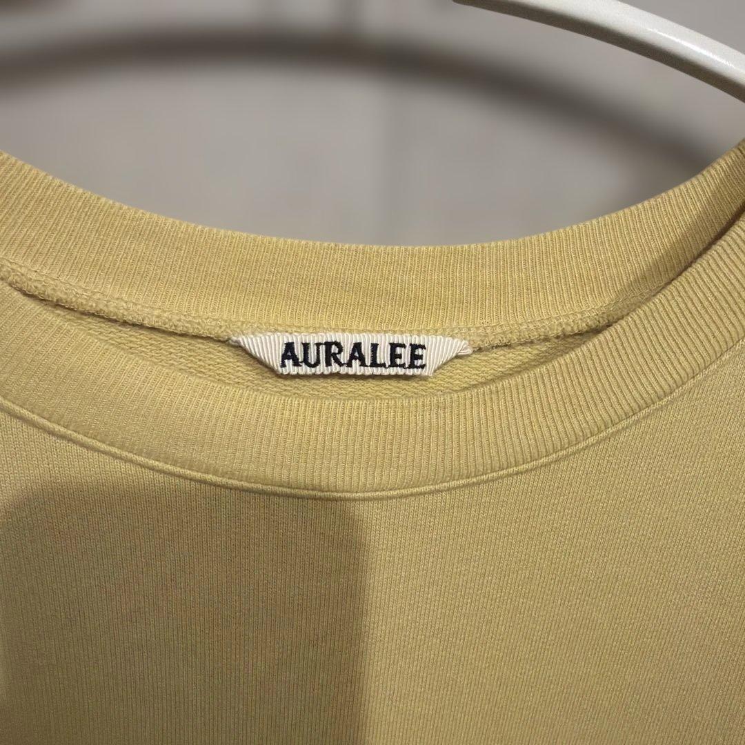 AURALEE スウェット　サイズ3 ダスティイエロー
