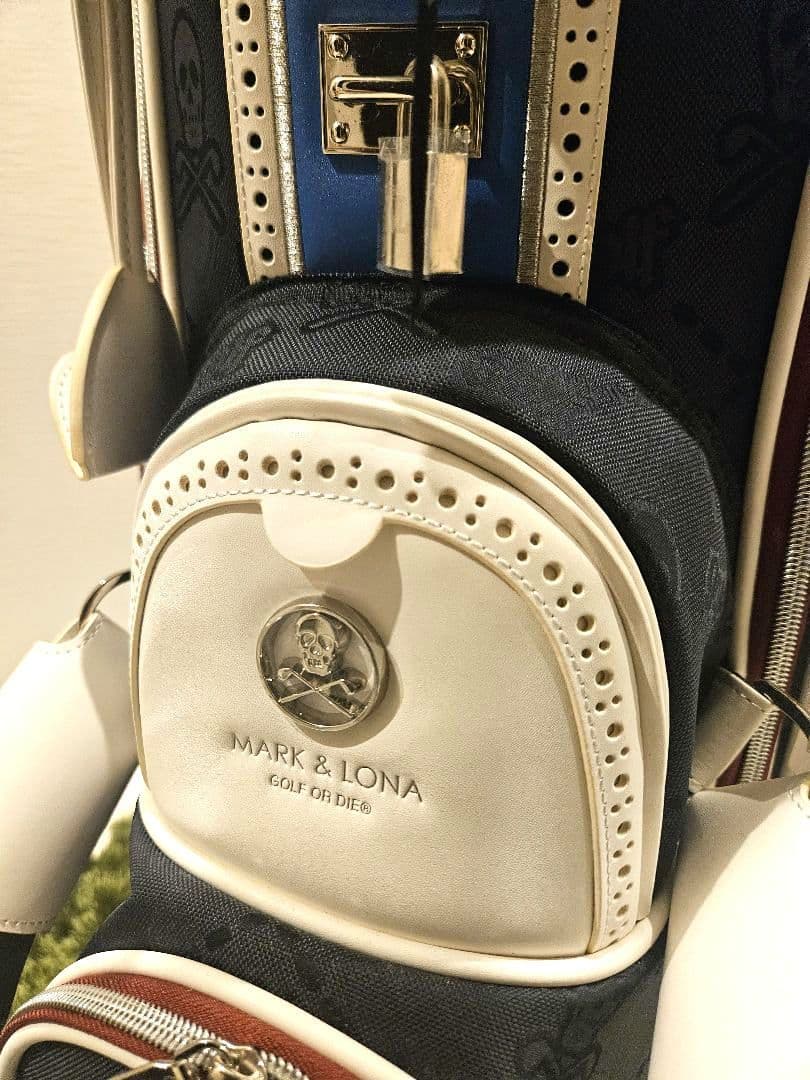 MARK&LONA パッチワークキャディバッグ