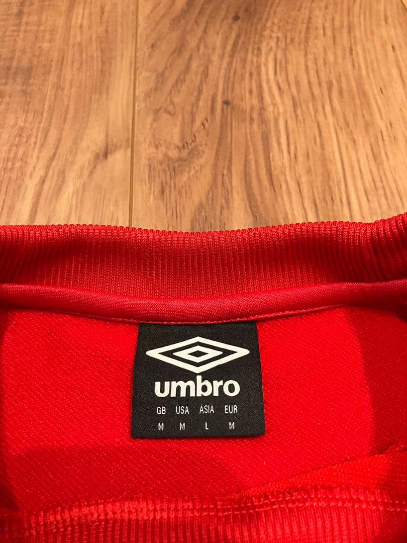 UMBRO マジョルカ クルーネックスウェット 赤 古着　アンブロ　ビンテージ
