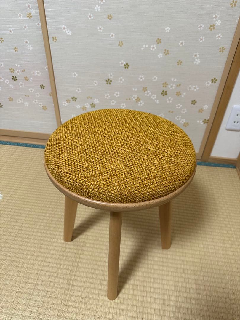 【新品】高級スツール ※替え座面付き