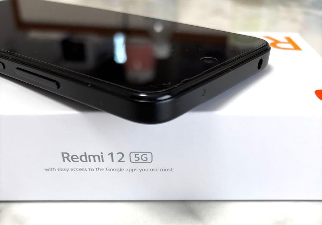 【美品】xiami Redomi 12 5G 128GB ミッドライトブラック