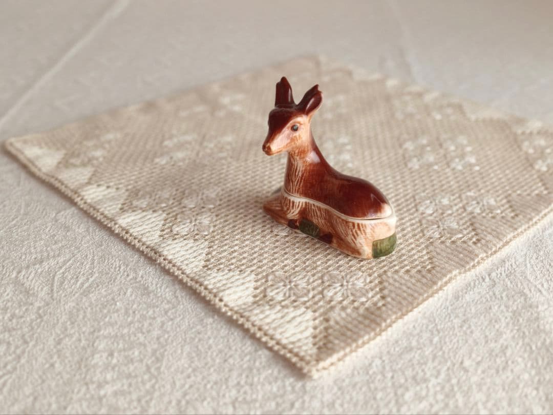 【まーちゃんさま】vintage pot ୨୧ 小鹿さん miniテリーヌポット