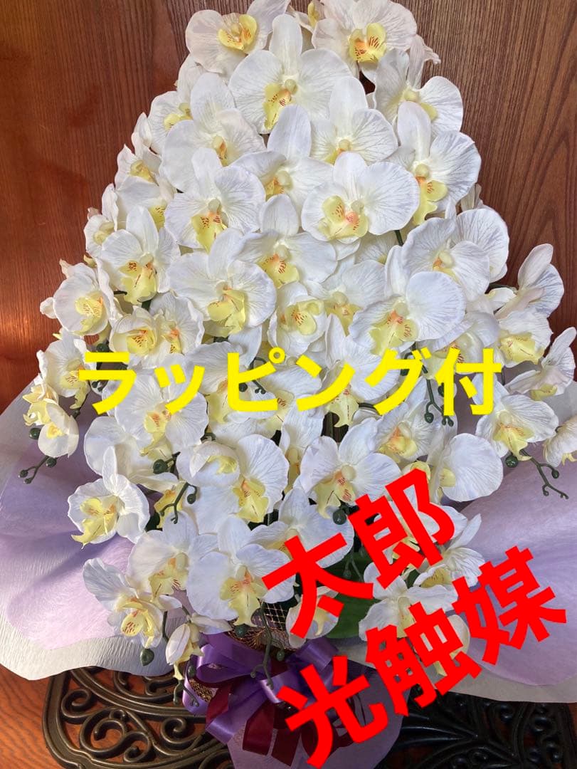 光触媒　人工観葉植物　ウォールグリーン　フェイクグリーン　胡蝶蘭10本gj