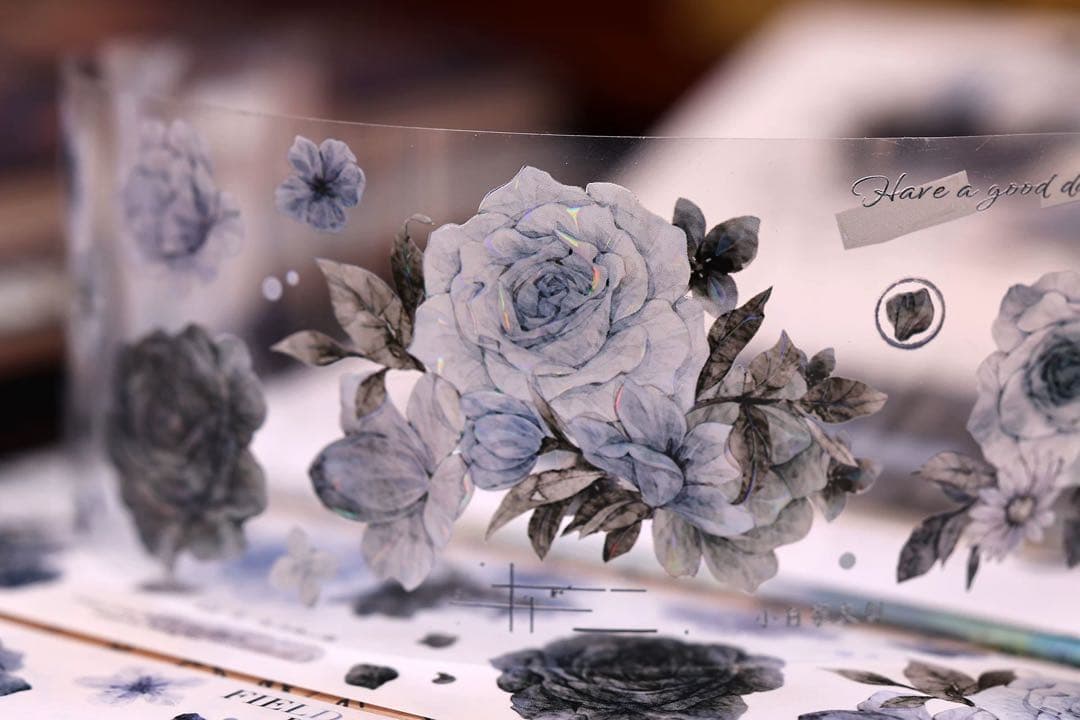 小白家文創《岚烟》海外マスキングテープ　マステ 【2506】