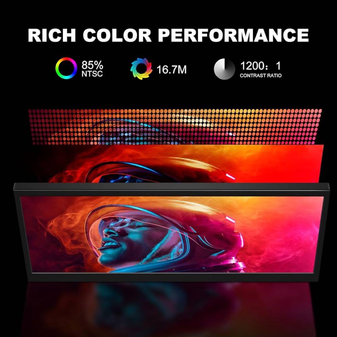 12.3インチ タッチスクリーン セカンダリーモニターIPSストレッチバーLCD