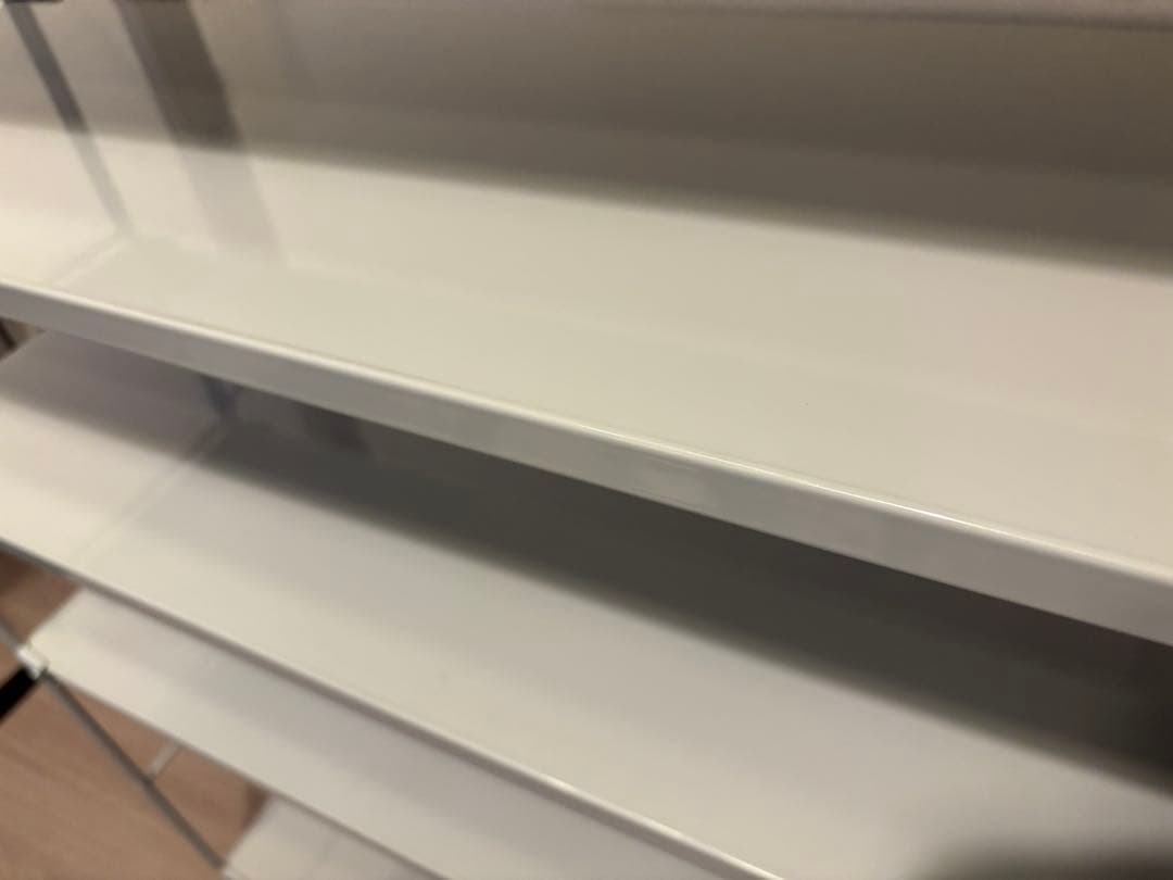 無印良品 スチールユニットシェルフ ライトグレー