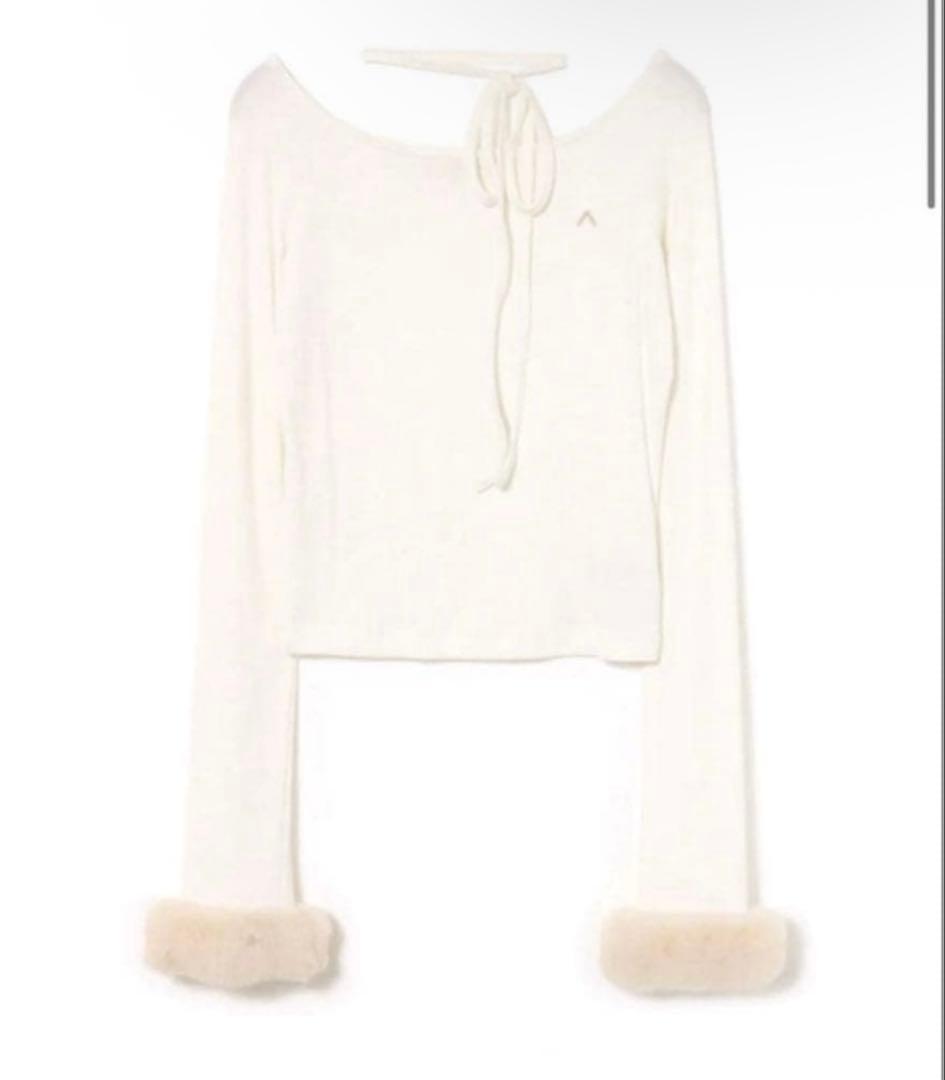 トップス andmary Ravi fur tops