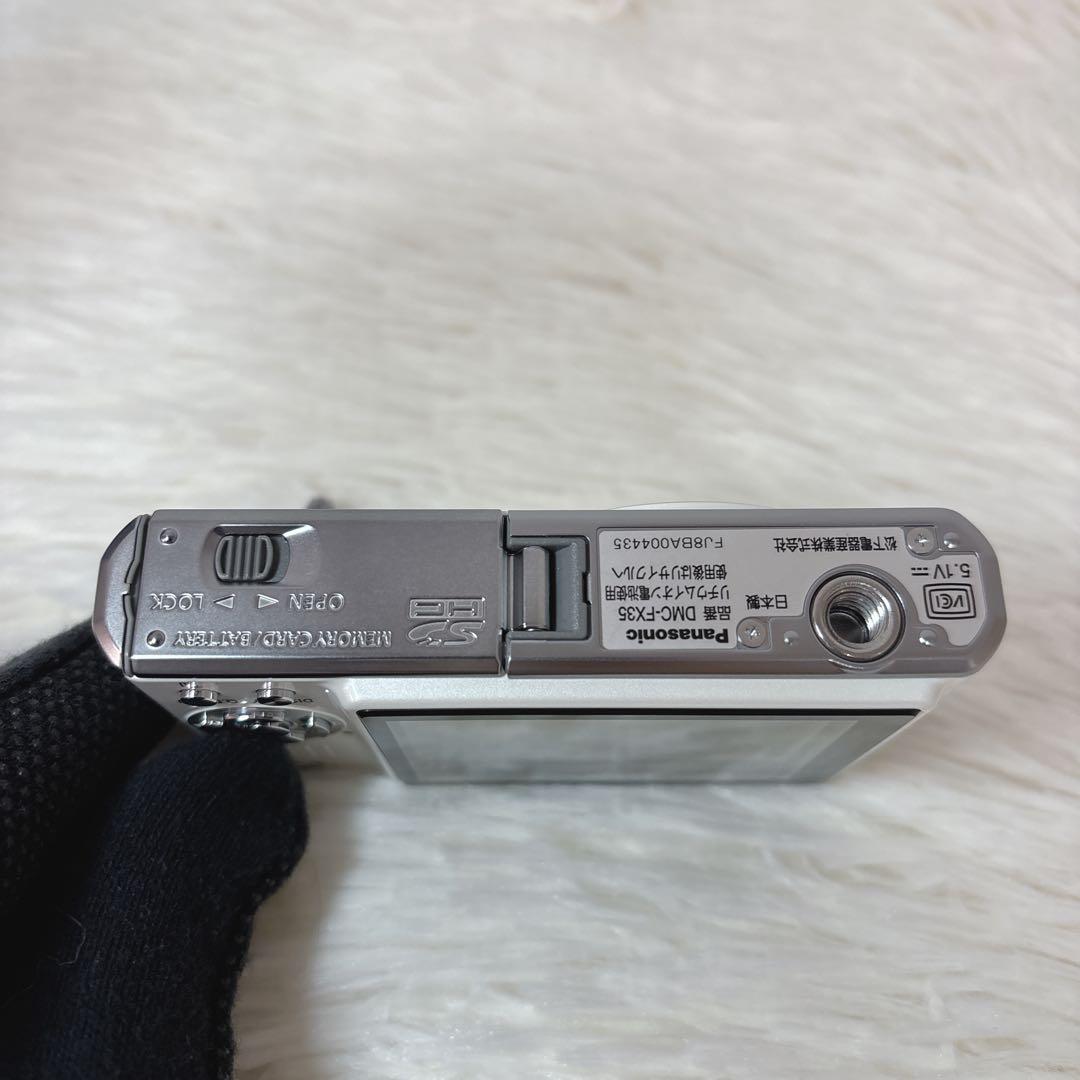 【美品】 Panasonic LUMIX FX35 ホワイト 付属品付