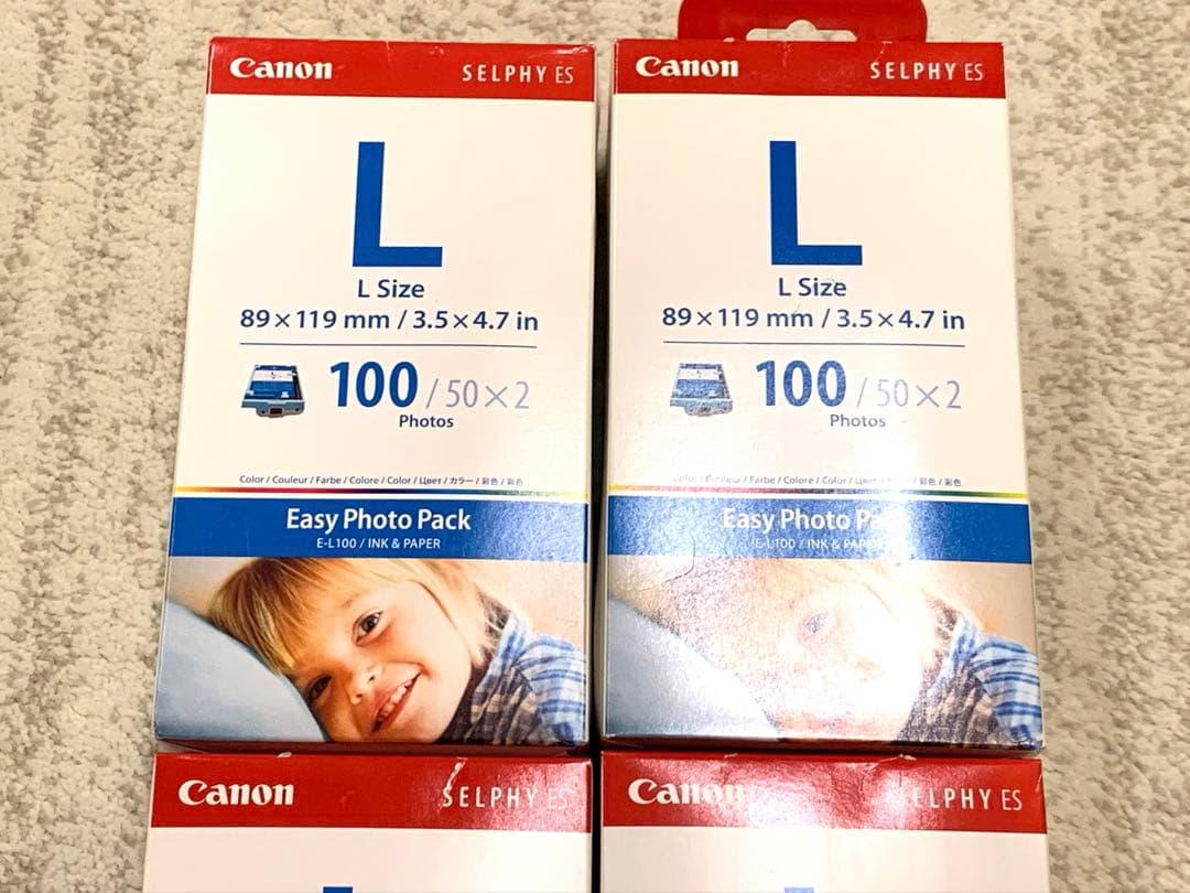Canonキャノン 純正イージーフォトパック Lサイズ E-L100 計450枚
