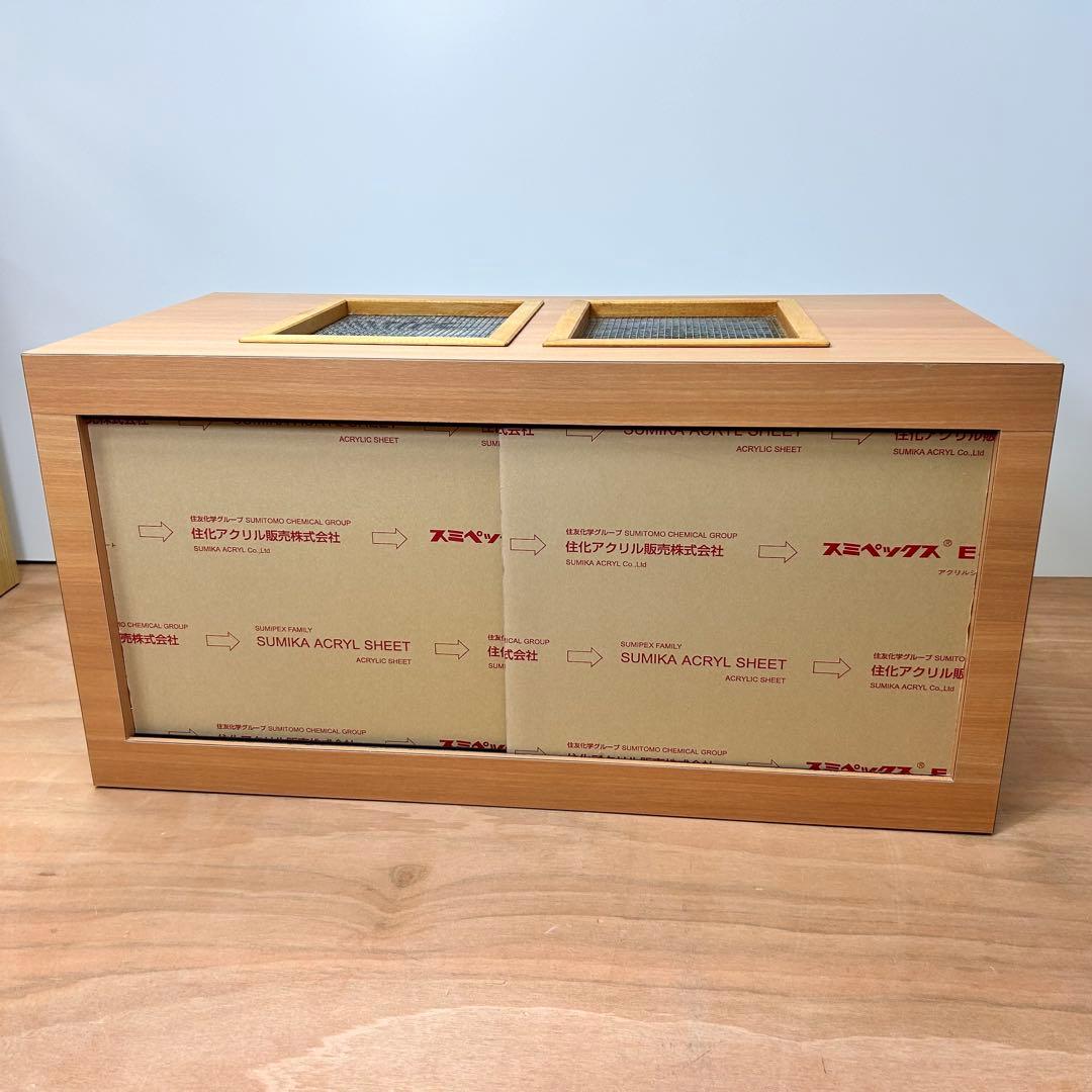 ビアンコ　木製　爬虫類ゲージ　小動物 飼育ケージ　ハンドメイド