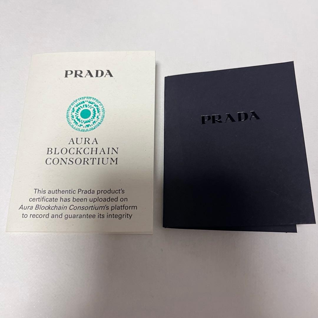 PRADA 名刺入れ 名刺ケース プラダ ブラック 1MC122 牛革