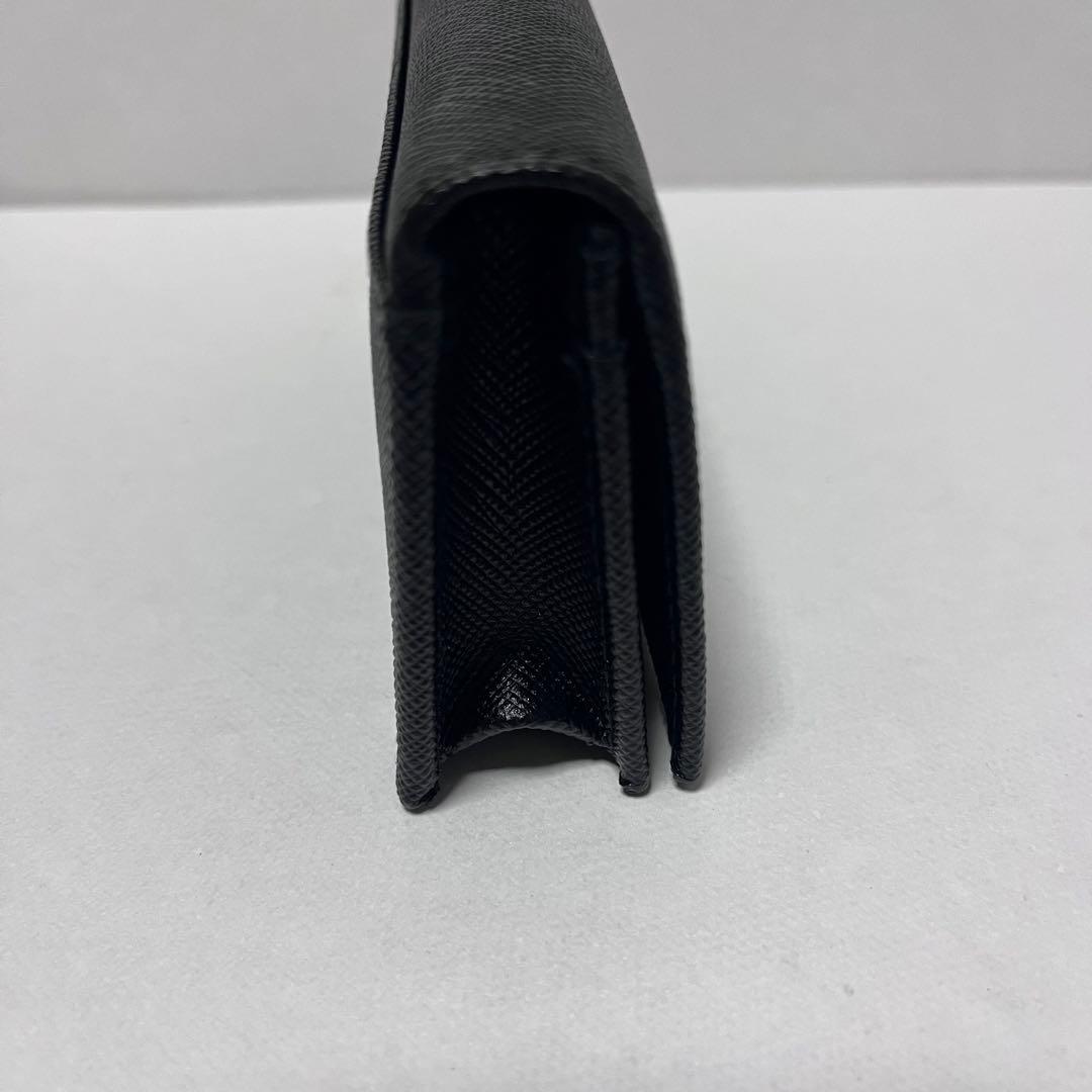 PRADA 名刺入れ 名刺ケース プラダ ブラック 1MC122 牛革