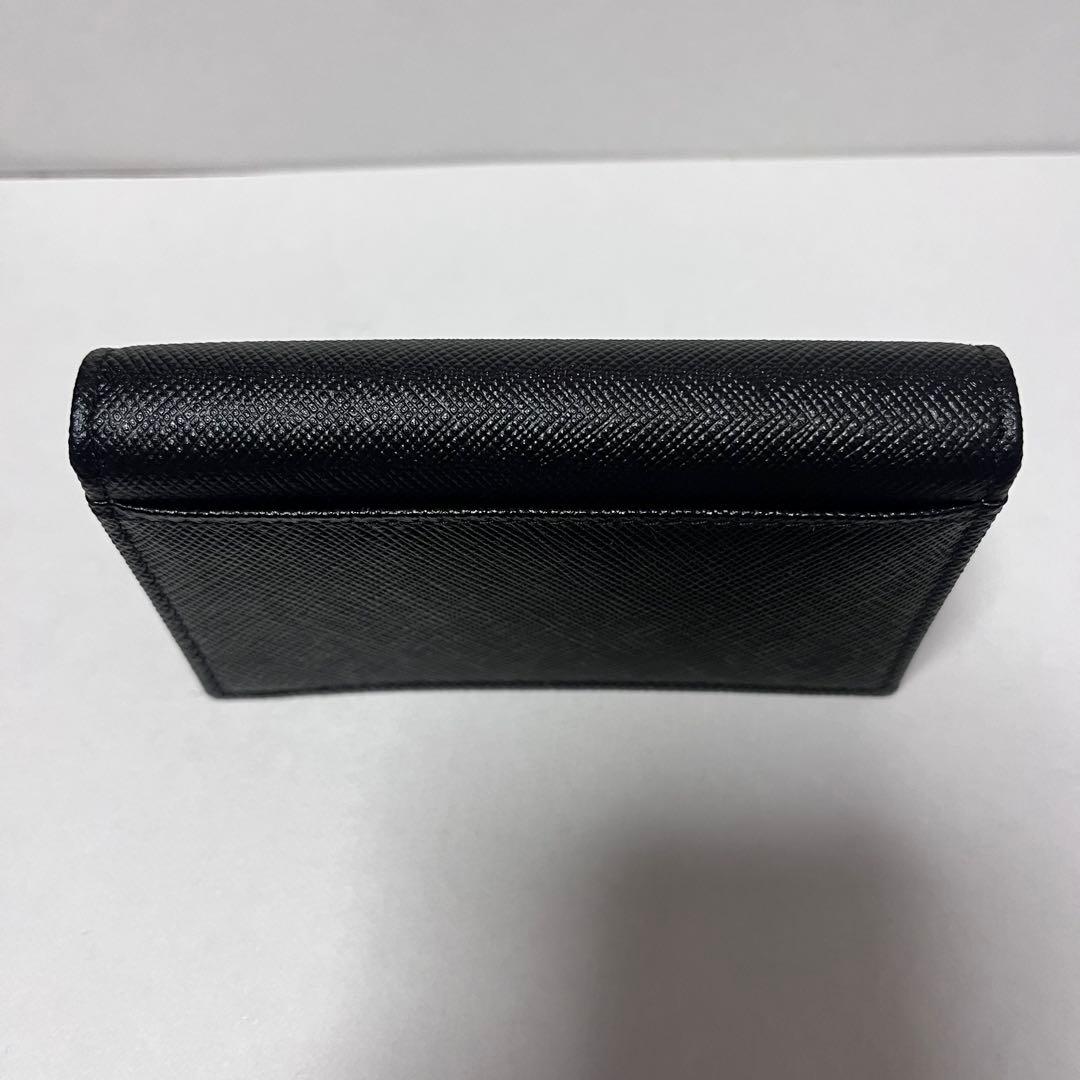 PRADA 名刺入れ 名刺ケース プラダ ブラック 1MC122 牛革