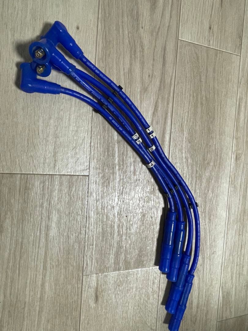 シリコン製 青 プラグコード