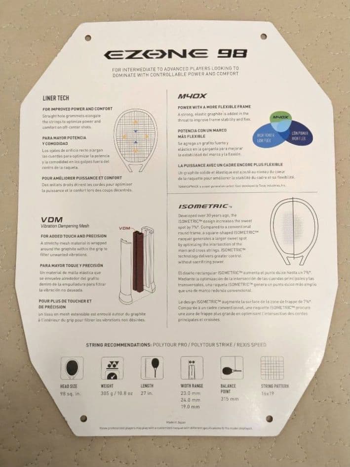 べんさま専用EZONE 98 LIMITED EDITION大坂なおみサイン入り