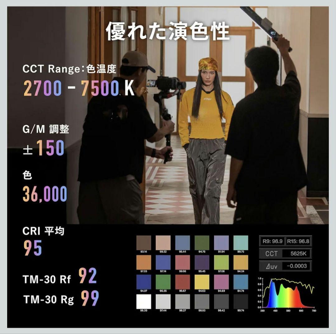 NANLITE WAND 撮影用 LED ハンディライト　ミッドナイトブルー