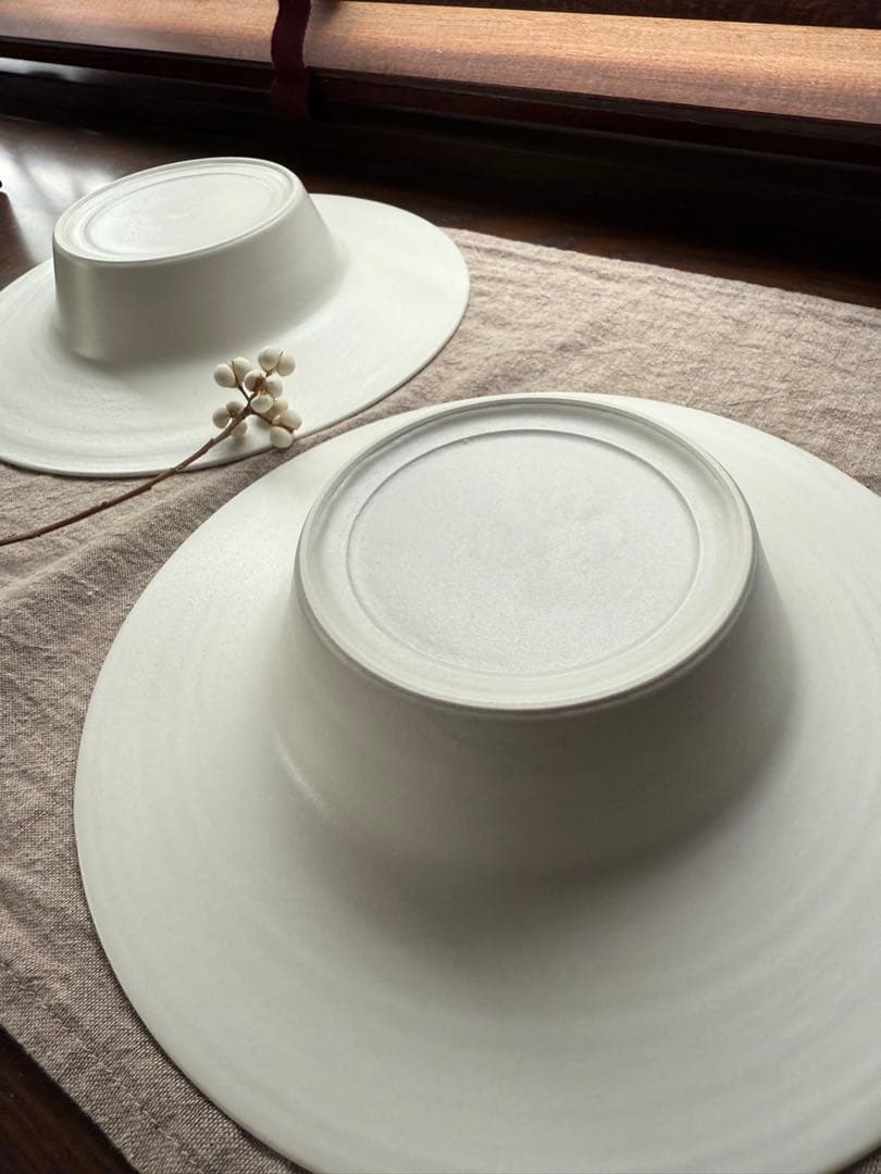 濱岡健太郎　リム皿大　２枚