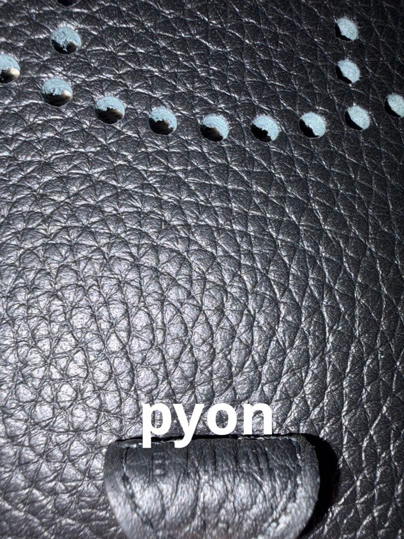 【最終値下げ！新品未使用】エルメス ミニエブリンTPM ノワール シルバー金具