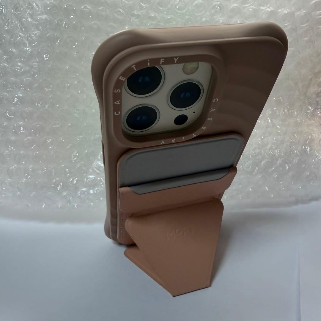 CASETiFY ウェーブシリコンケース iPhone15Pro ラテ MOFT