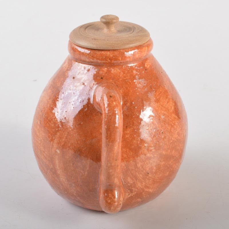 茶道具　赤楽　水滴　水注　在銘　共箱　V　6395