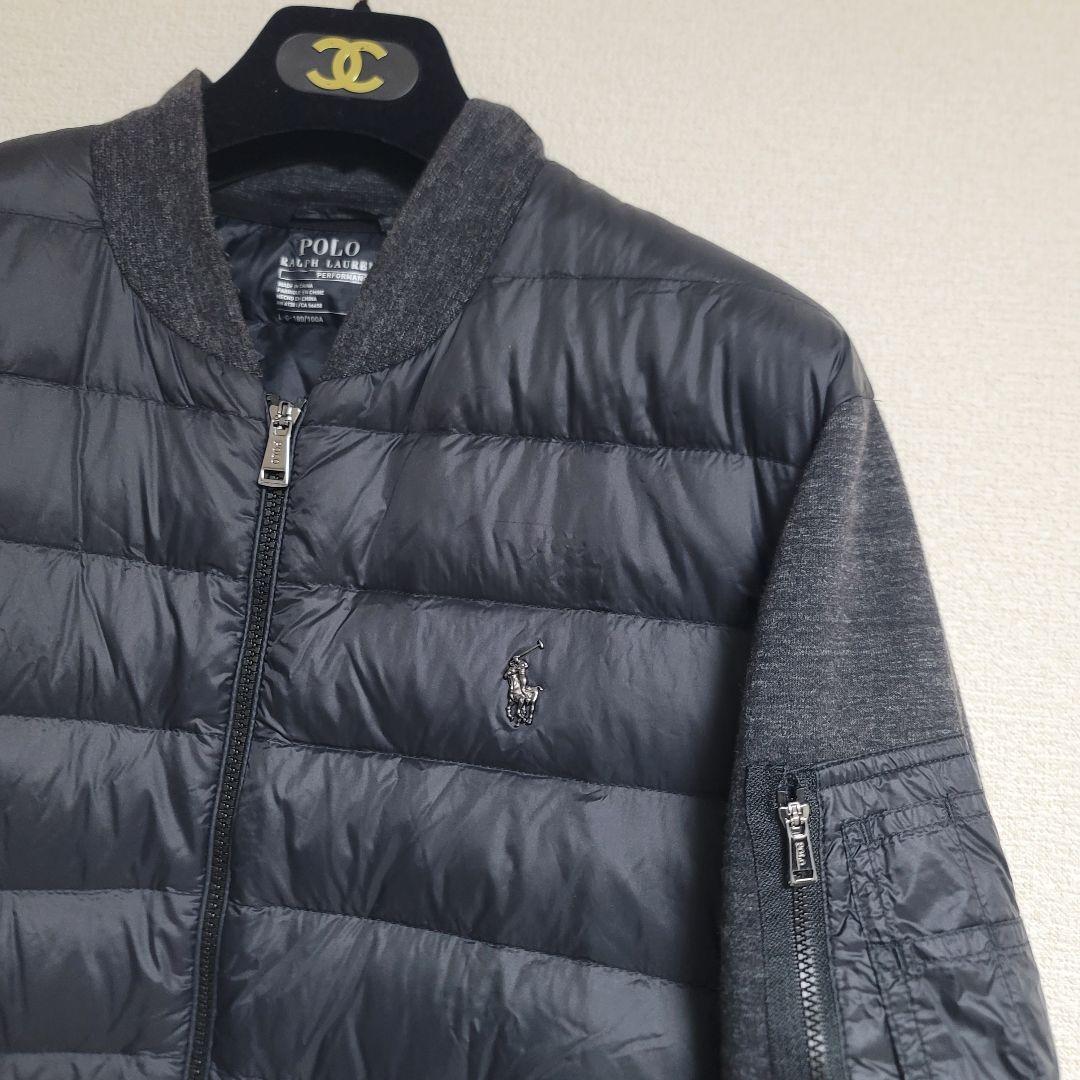 ポロラルフローレン　ハイブリッドダウン　切替デザイン　ポニー　L