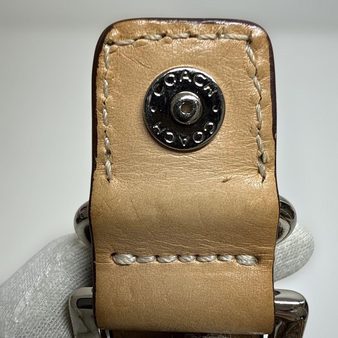 COACH ショルダーバッグ ロゴ柄