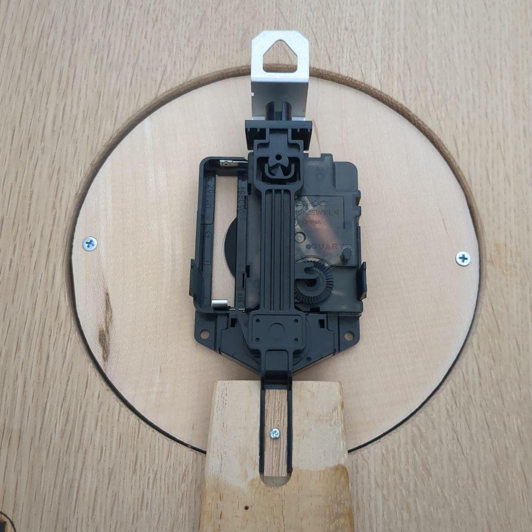 美品★北海道東川振興公社　コタンクルカムイ　エゾモモンガ　木工時計