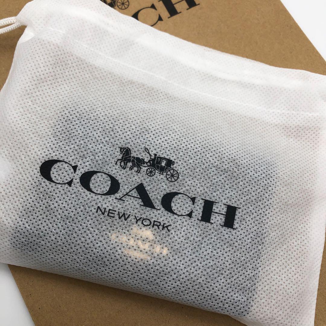 【COACH☆新品】ビジネス カード ケース☆シグネチャー☆ブラック ブラウン☆