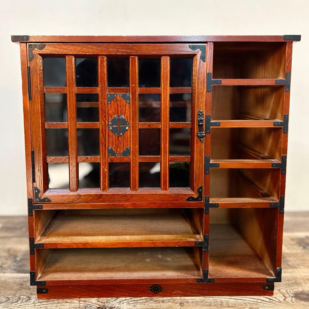 昭和後期〜平成初期 小物箪笥 時代箪笥 和箪笥　民藝箪笥 木製 和モダン 古家具