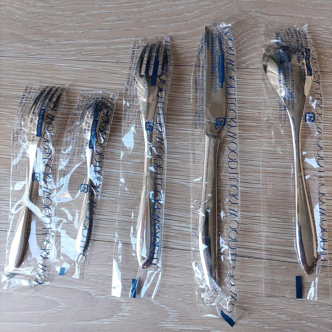 LUCKY WOOD カトラリーセット 25点