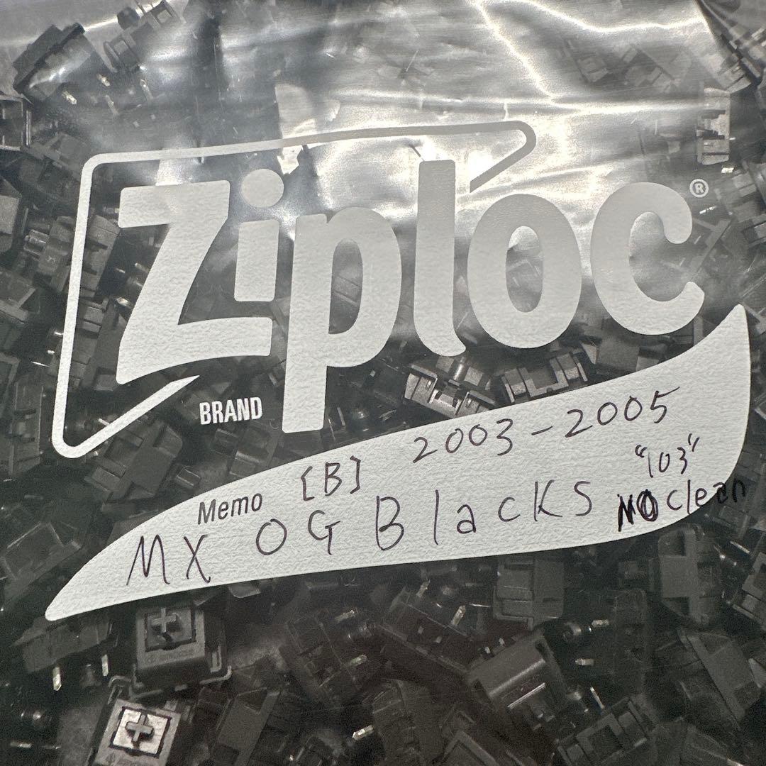 Cherry MX OG Black's 3pin 103個 【おまけ付属】