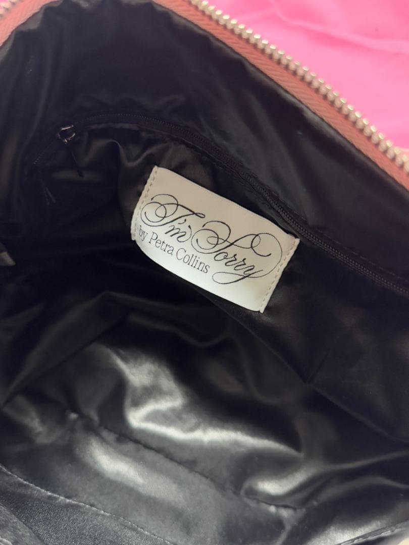 IM Sorry 顔プリント ショルダーバッグ