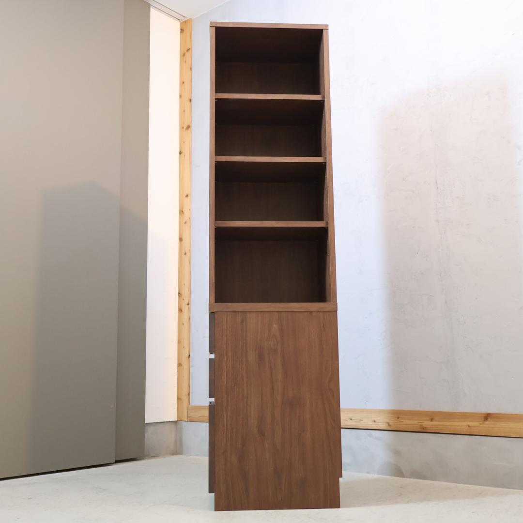 HOTTA WOODY アルダー材 本棚 ブックシェルフ 収納ラック サイド