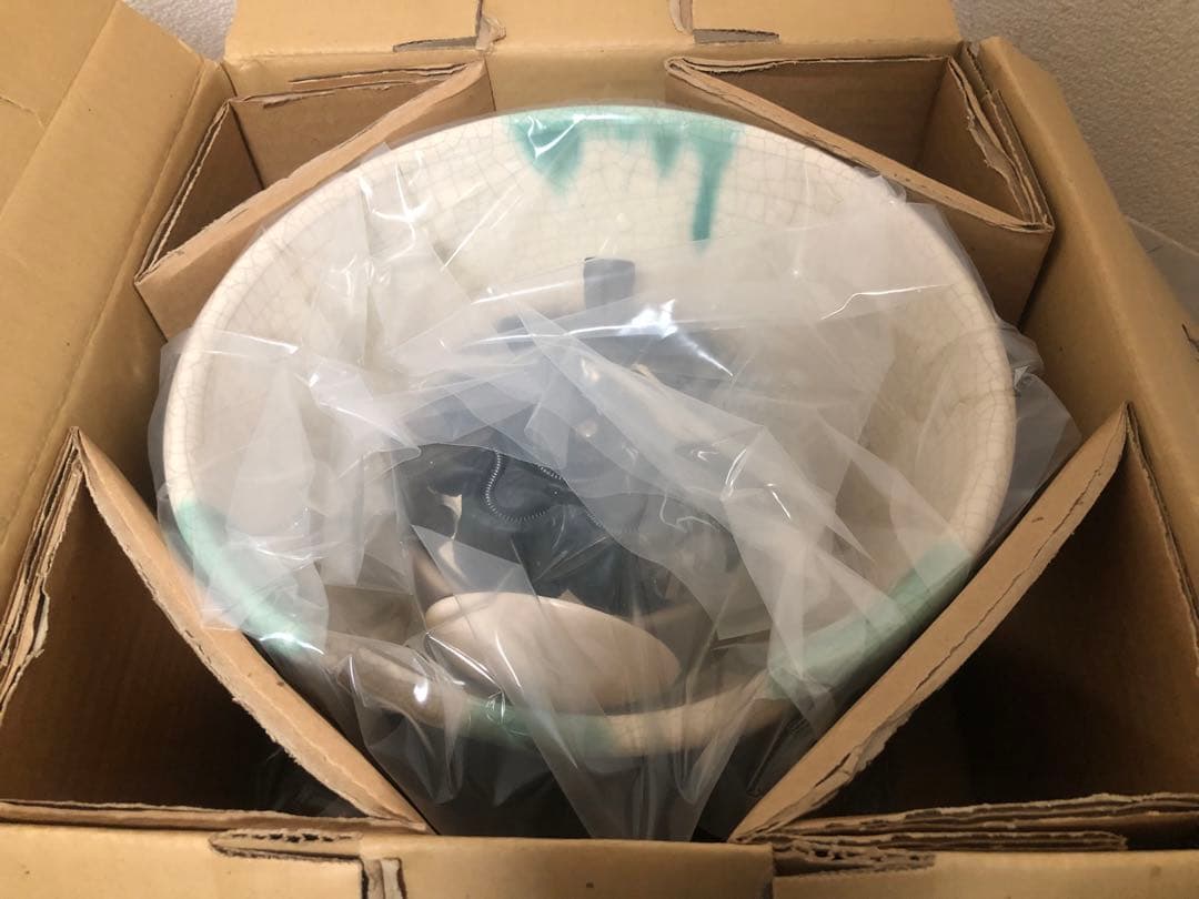 新品・茶道用・電熱風炉 さつま織部