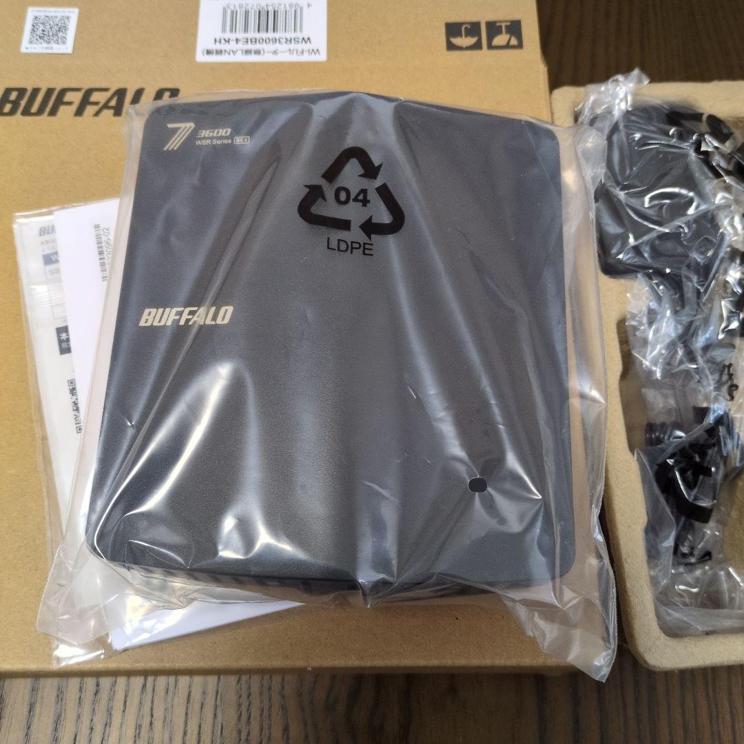 Wi-Fiルーター（無線LAN親機）　WSR3600BE4-KH　wifi7