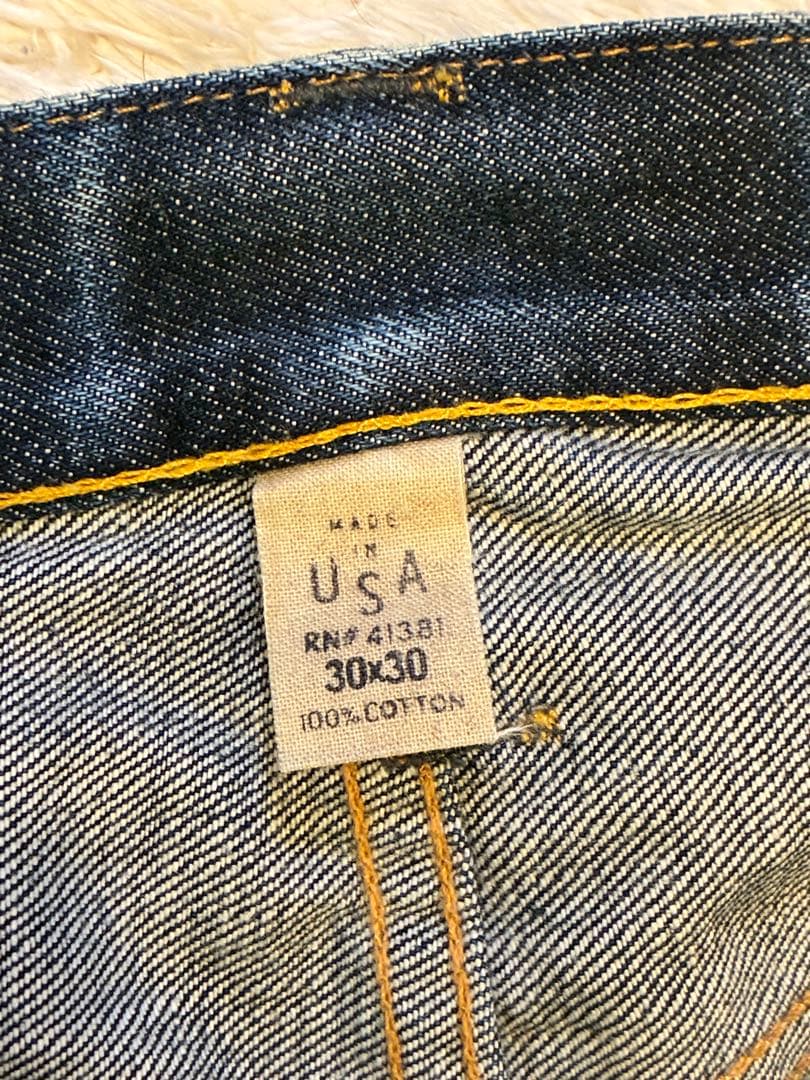 RRL ダブルアールエル USA製 ストレートデニム