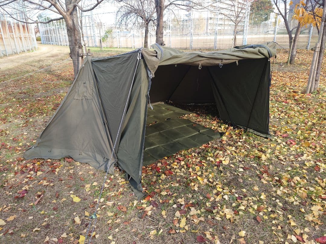 BUNDOKソロベースEX フロントウォール　二又ポール2セット付き　オマケ多数