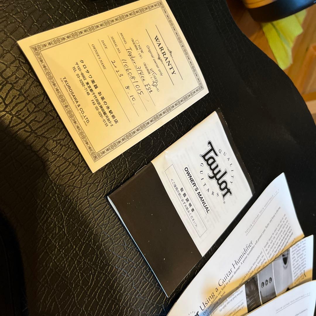 限界価格　Taylor 314ceアコースティックギター ハードケース付き