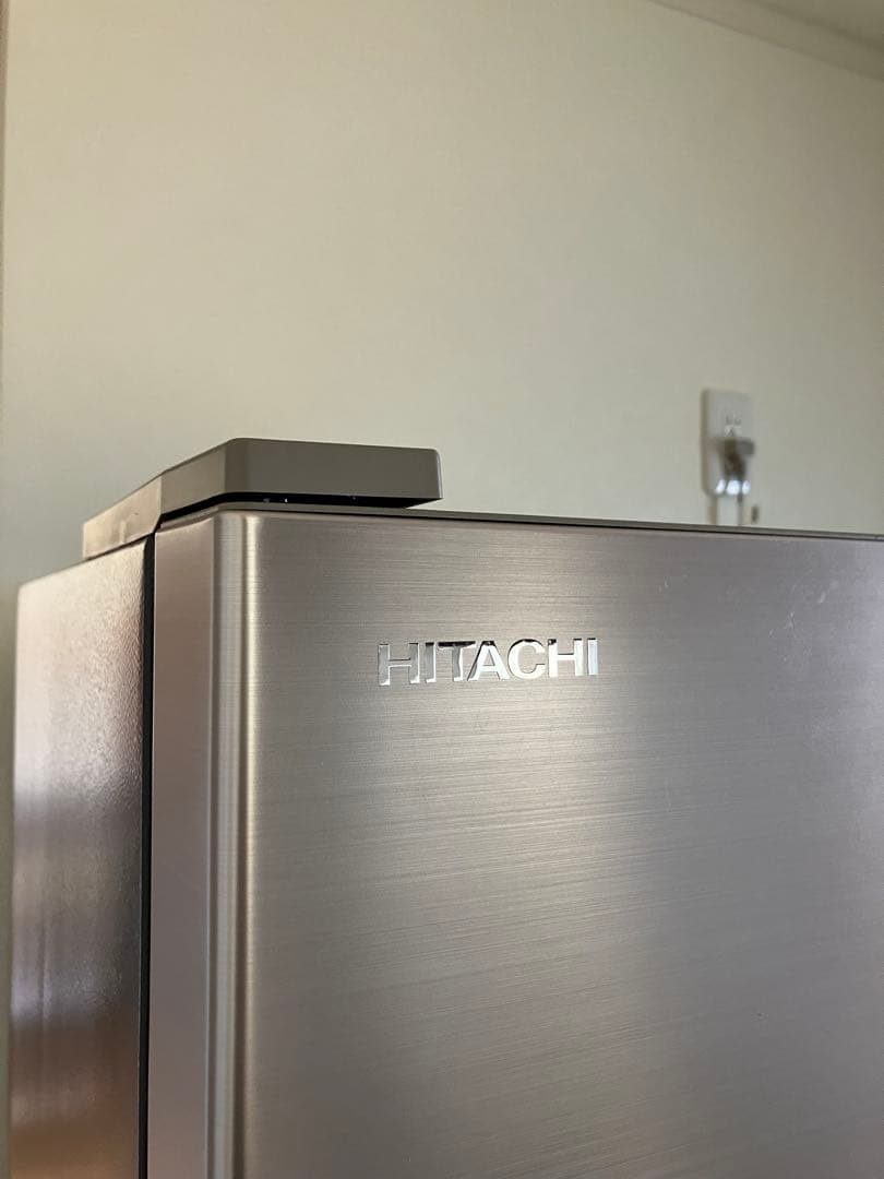 送料・設置込み！HITACHI 冷蔵庫 左開き 2、3人暮らし シルバー モダン