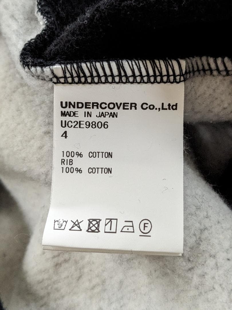 アンダーカバー/25AWスウェット名作復刻/SIZE 4/ビッグシルエット/新品