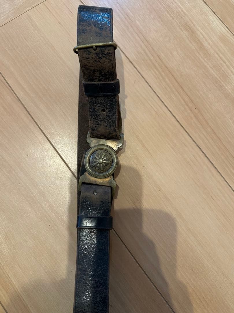大日本帝国陸軍用軍装ベルト　　　当時物　骨董品