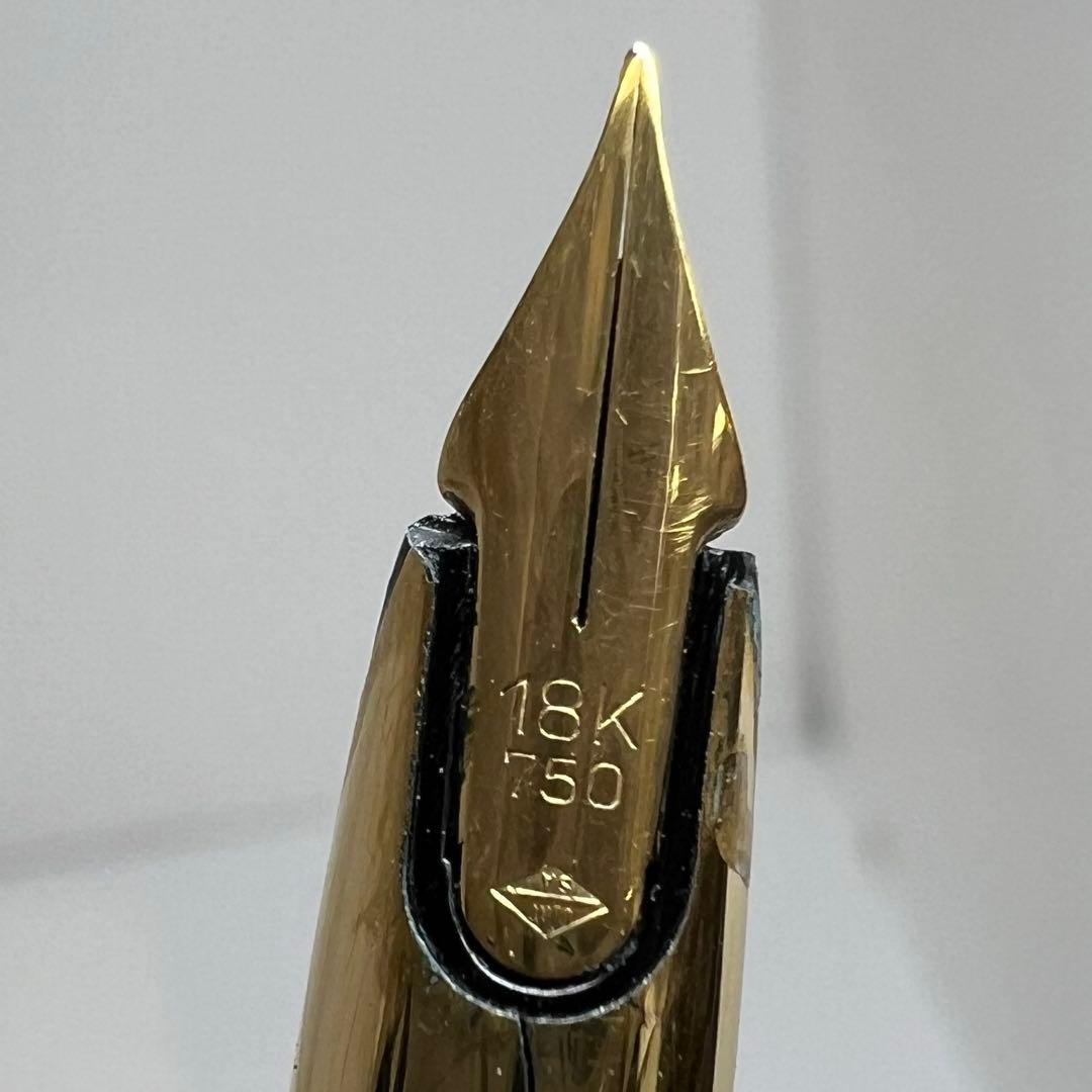 ウォーターマン　ペン先　18K750 万年筆　ゴールド　13.5cm 20.6g