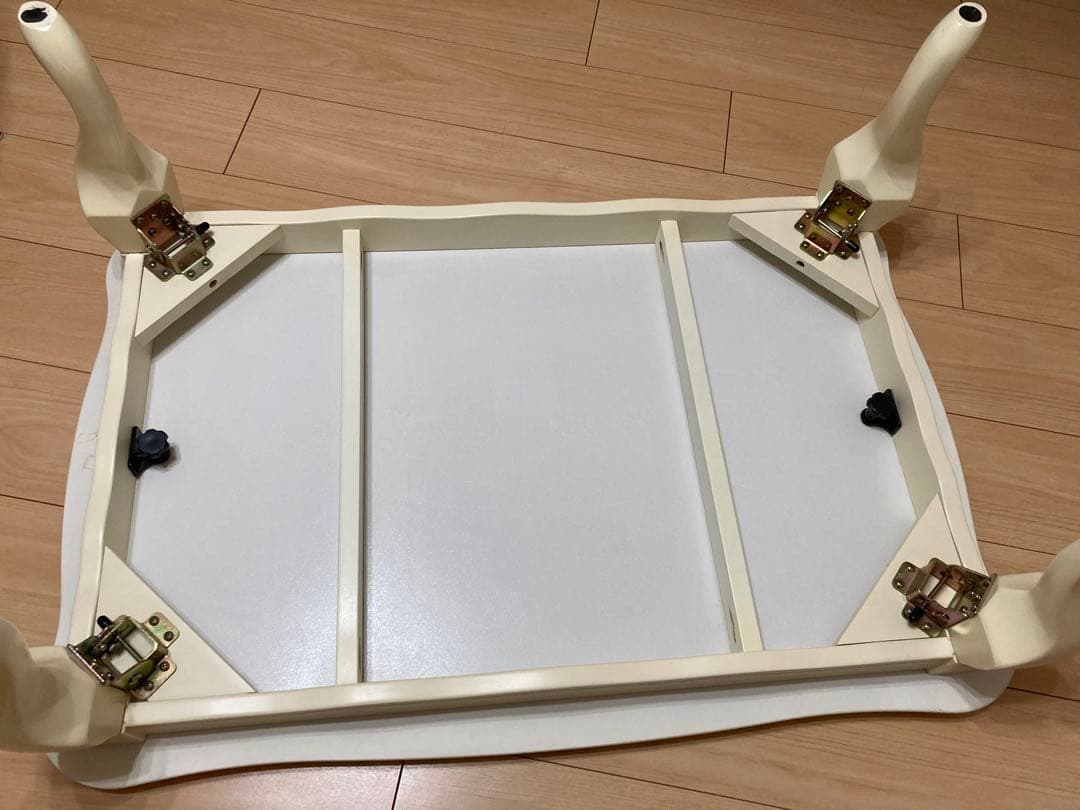 折りたたみ　猫足　ローテーブル　テーブル