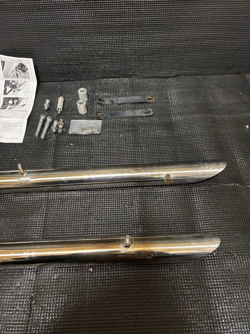 ドラッグスター400 ガレージT&F ドラッグパイプマフラー スラッシュ