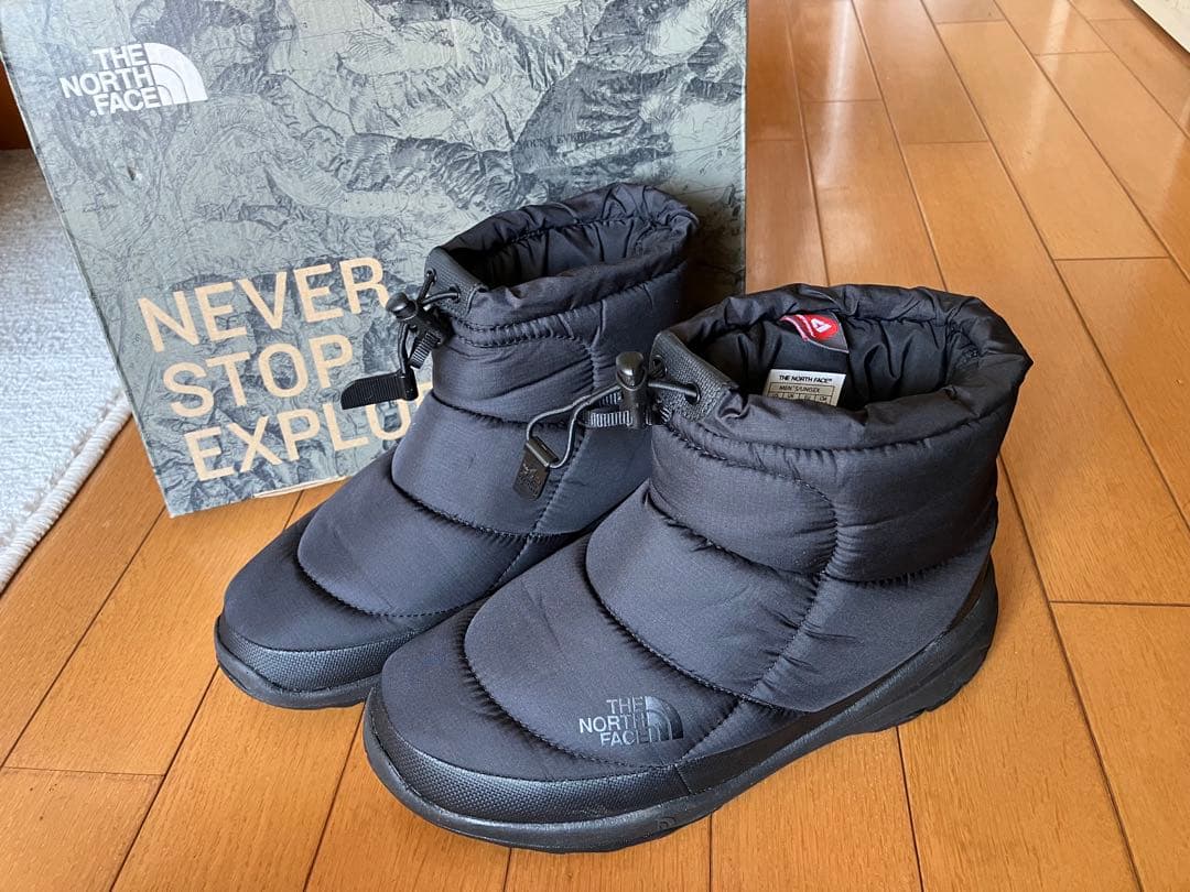 美品★ノースフェイス　ヌプシブーティー24 ブラック