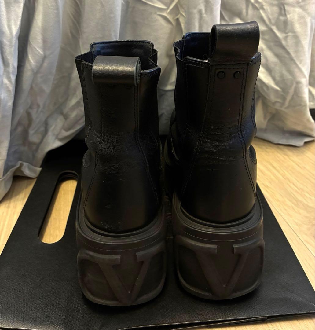 Valentino ユニークフォーム カーフスキン アンクルブーツ 35