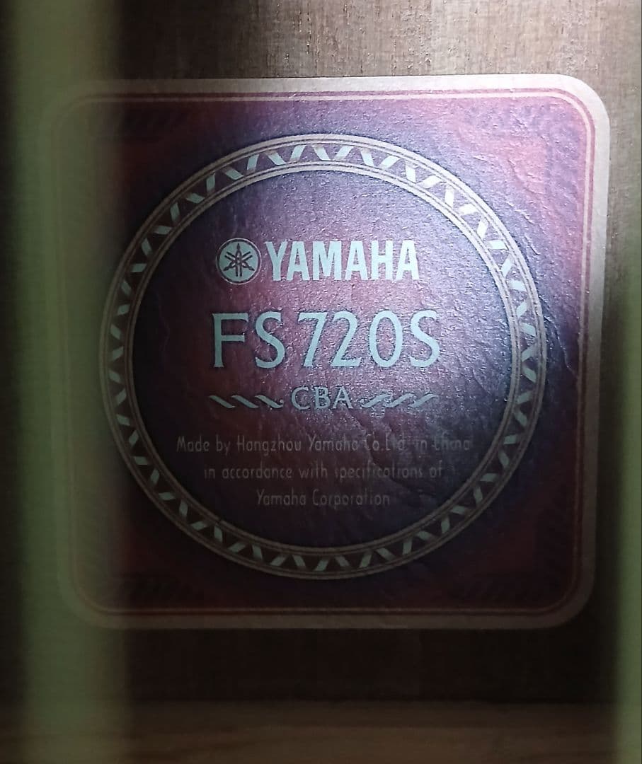 美品 YAMAHA ヤマハ FS720S CBA アコースティックギター ブルー