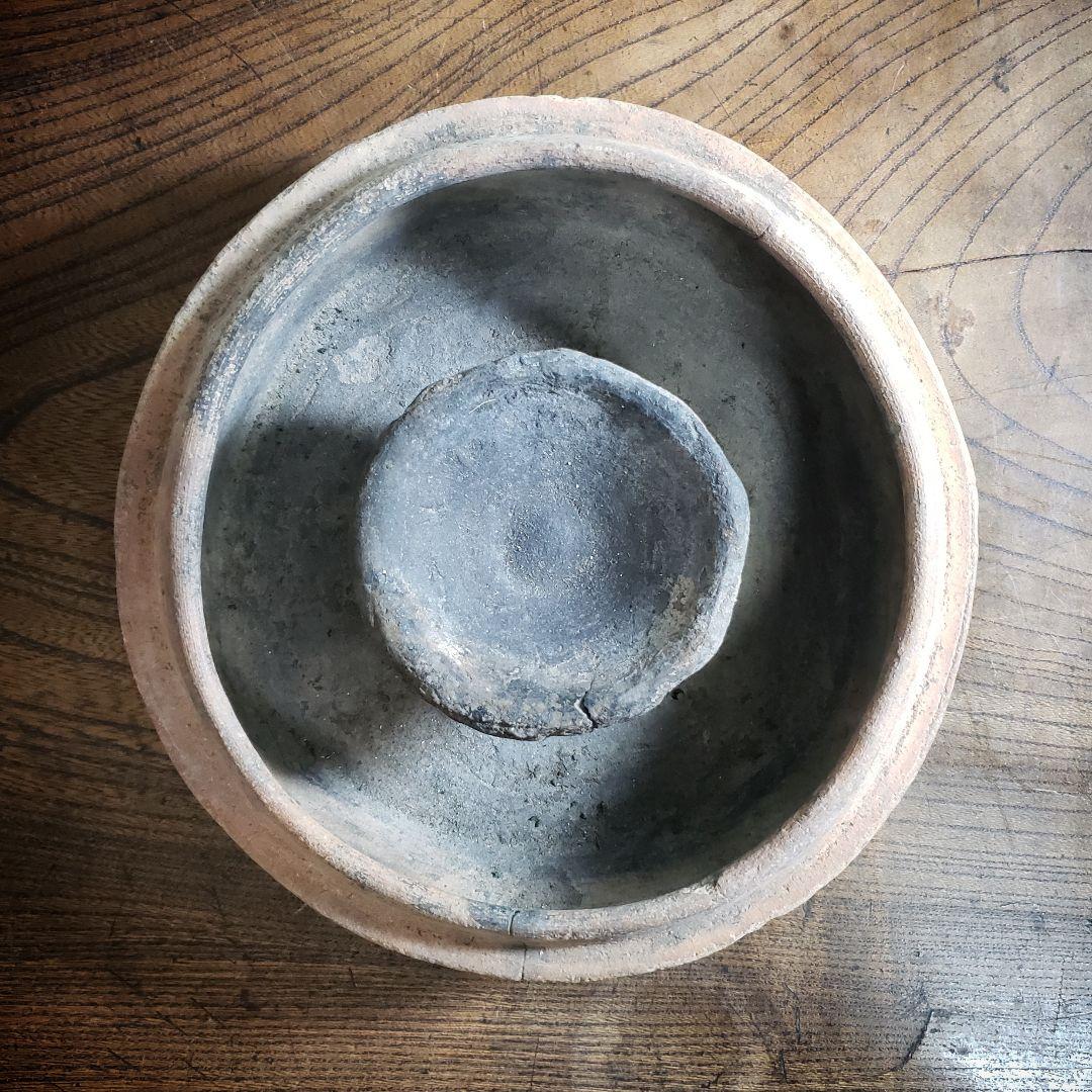 ペルシャ　油壺　燭台　アンダーソン　土器　オイルランプ　灯火器　燈火器