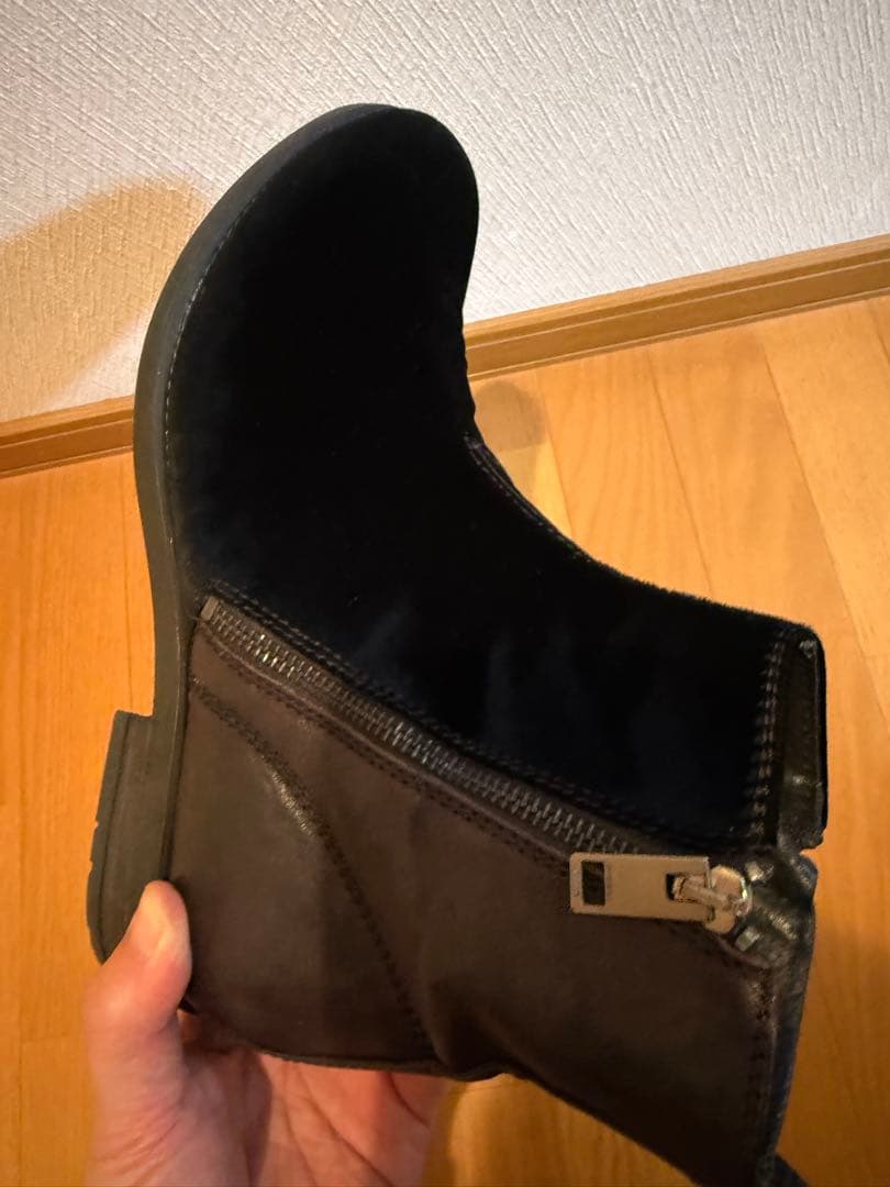 DIESEL 黒ブーツ 使用感あり