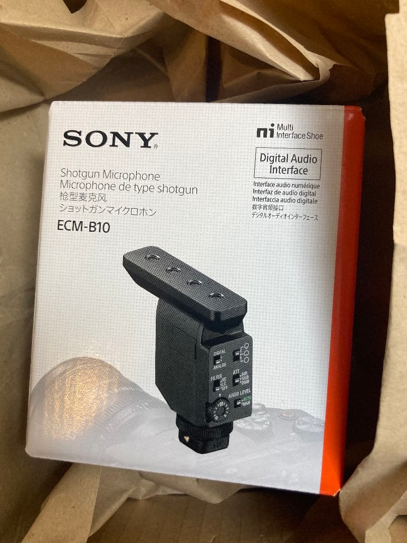 【新品】ソニー ショットガンマイクホン ECM-B10